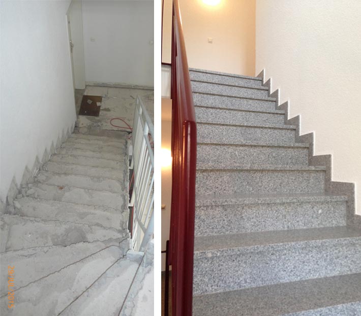 Fassaden- und Treppensanierung