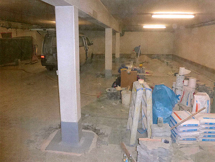 Sanierung Tiefgarage